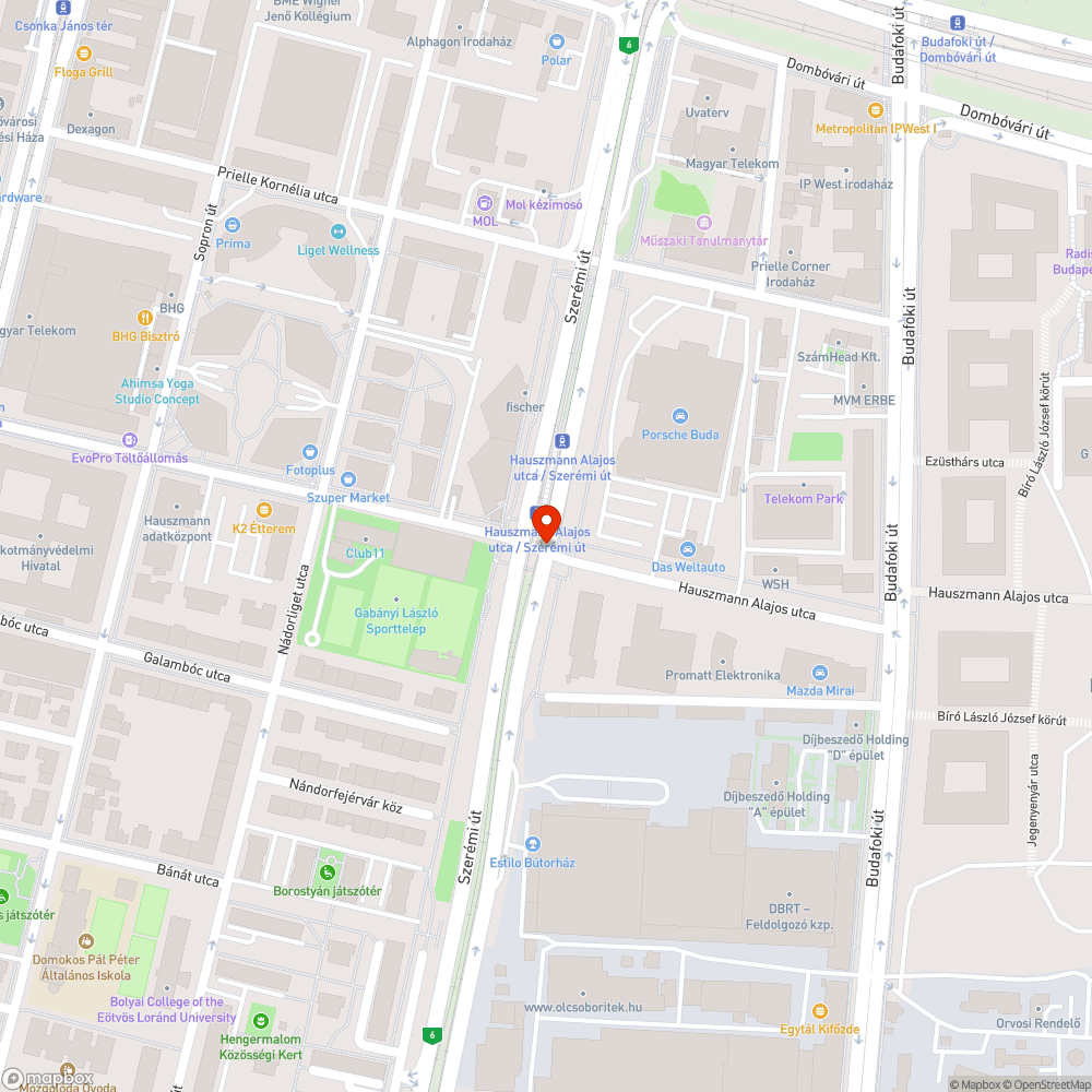 Állandósult dugó a Hauszmann Alajos utcában bejelentés helye