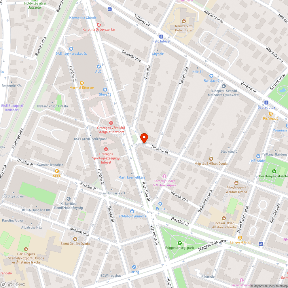 Elporladt fedlap a Diószegi út 60 előtt bejelentés helye