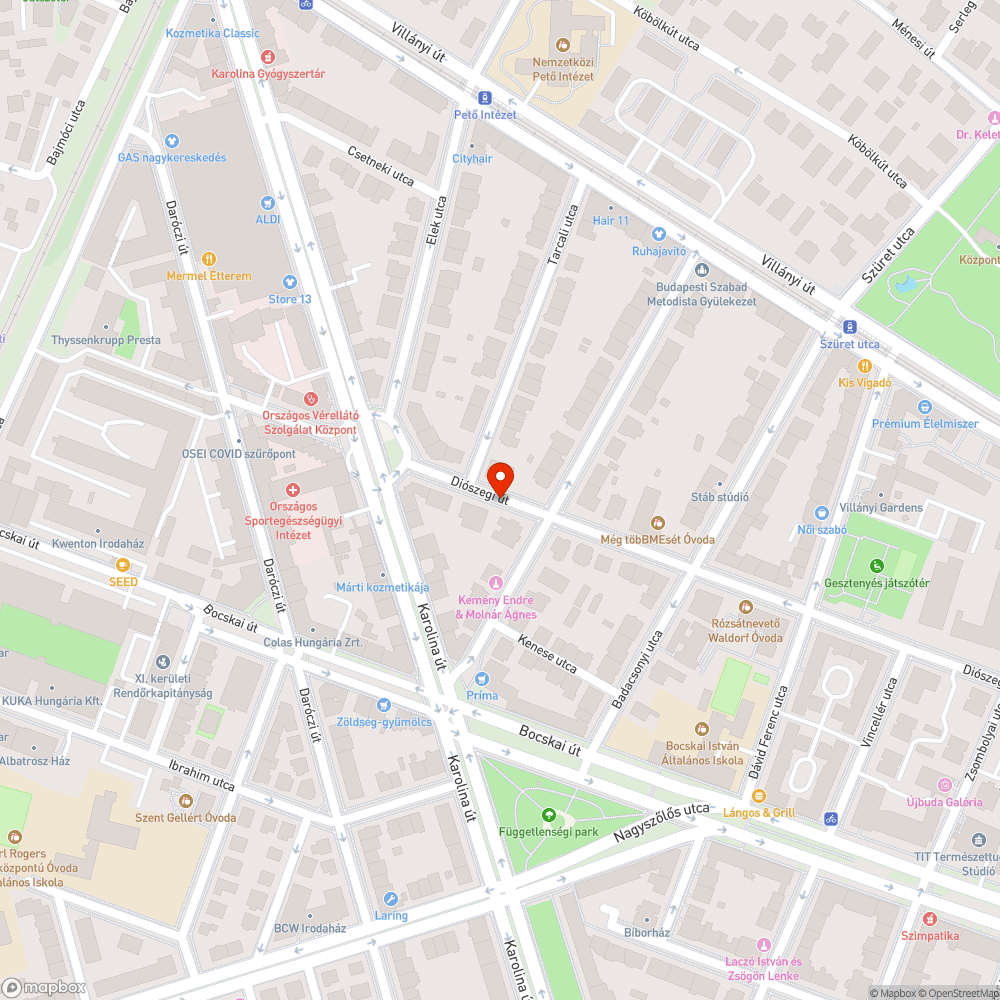 Billegő GÁZ-fedlap a Diószegi út 56 előtt bejelentés helye