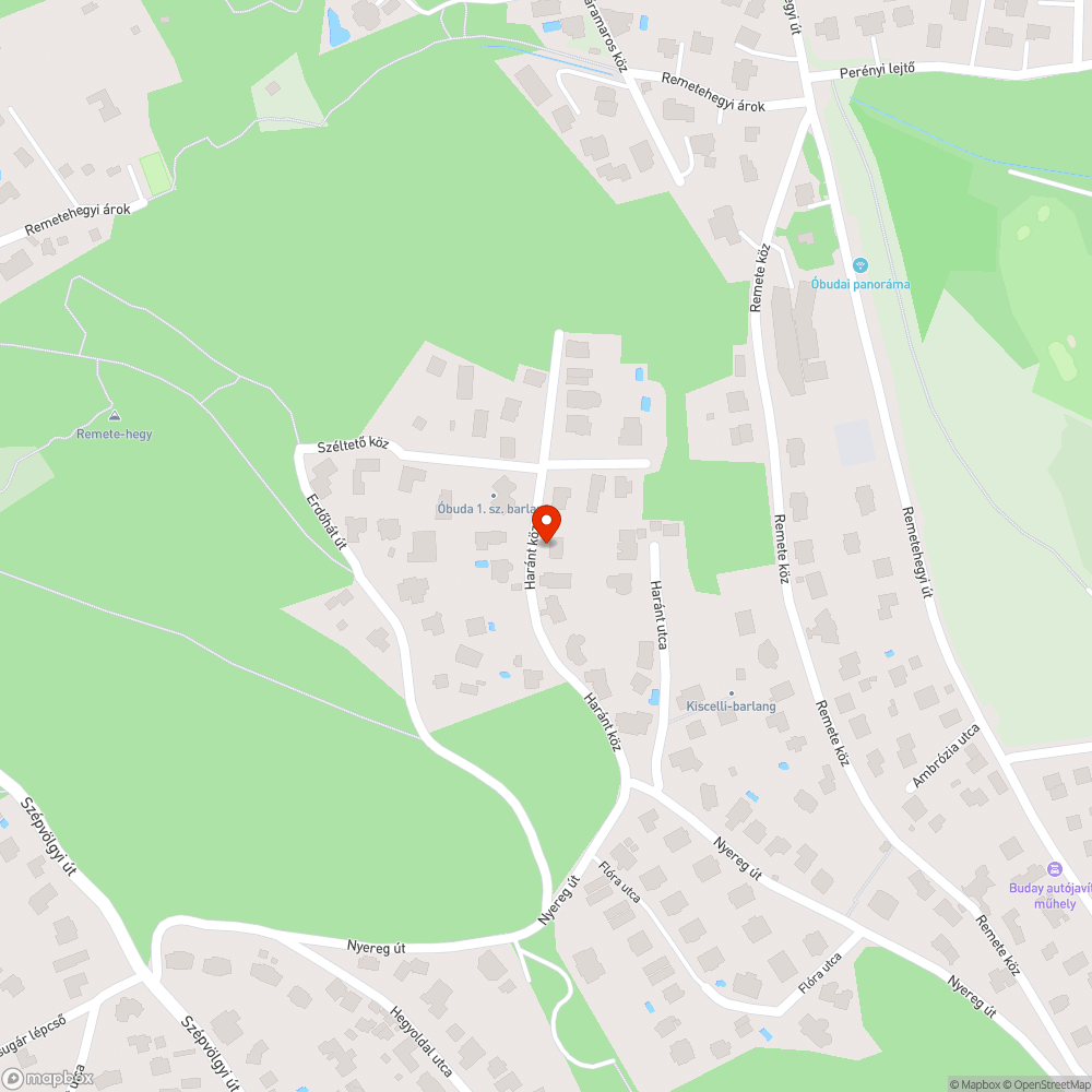 Kátyúk bejelentés helye