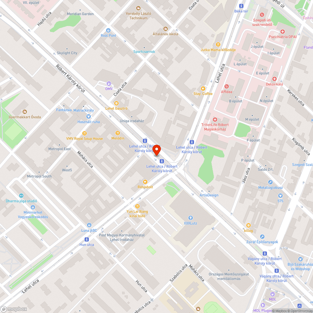 Beszakadt mellette bejelentés helye