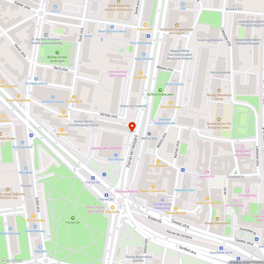 Fedlap bejelentés helye