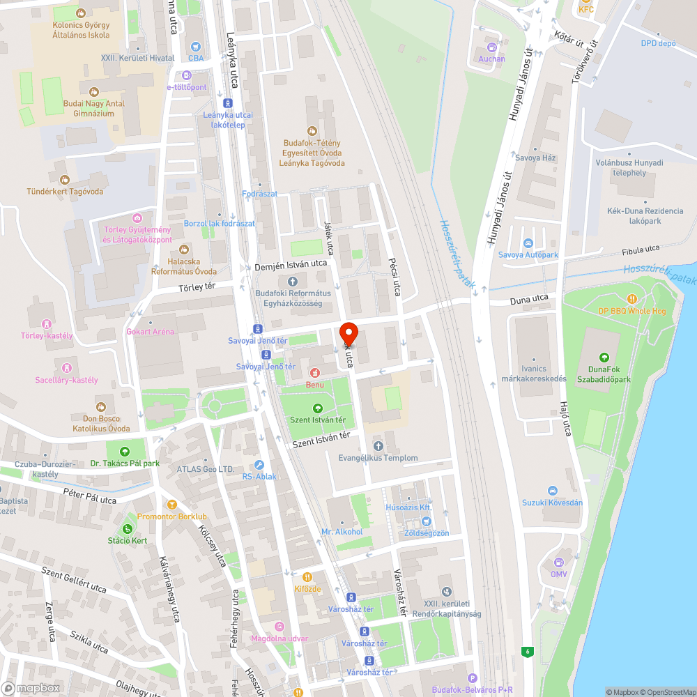 Bp. XXII. Játék utca kerékpárral való kétirányú használata 2.0 bejelentés helye