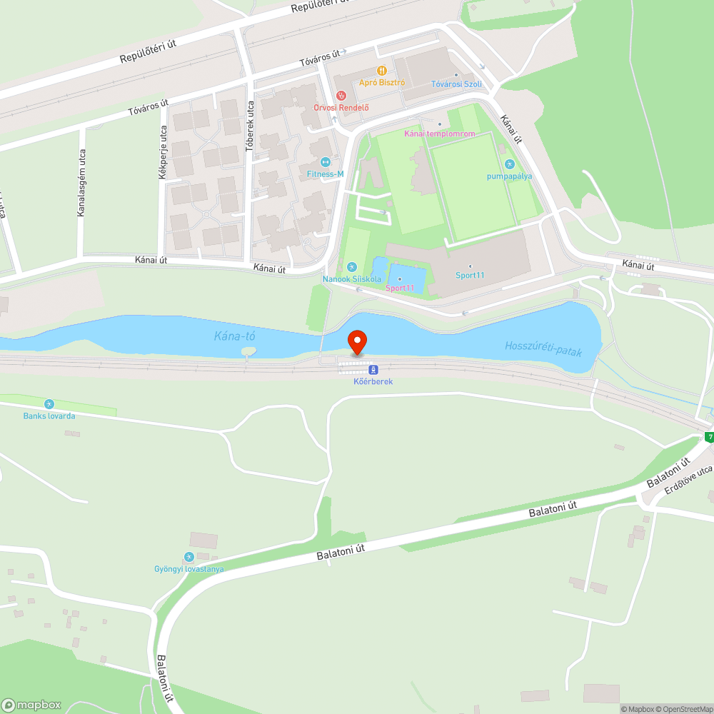 Elhagyott kordon bejelentés helye