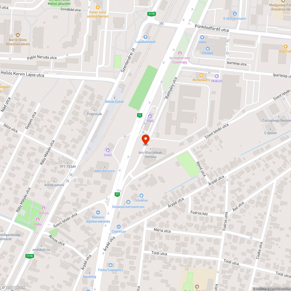 Hiányzó közvilágítás bejelentés helye