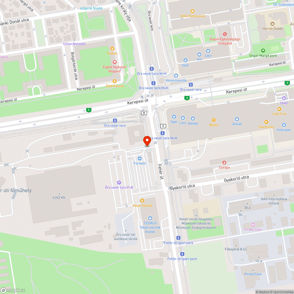 Nem aktuális bejelentés helye