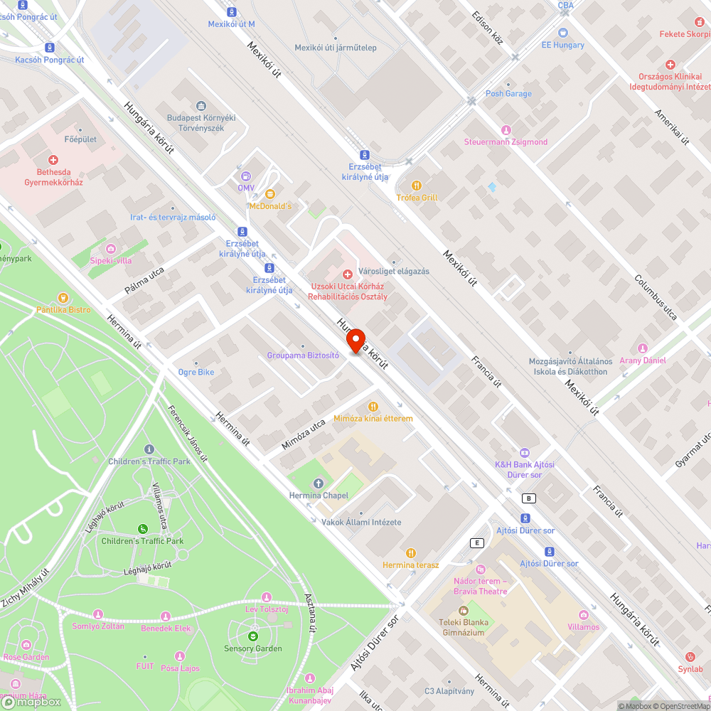 Virágládák 1. bejelentés helye