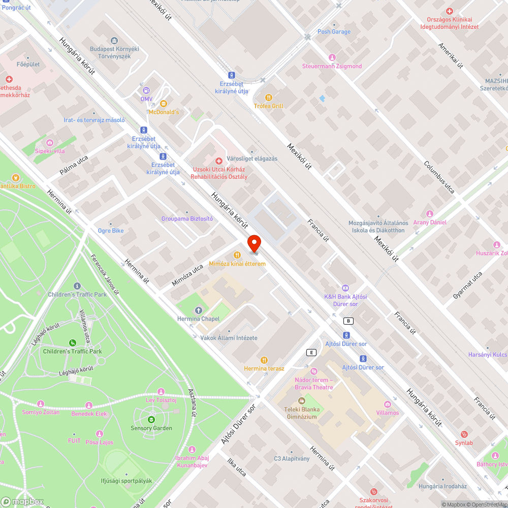 Virágládák 2. bejelentés helye