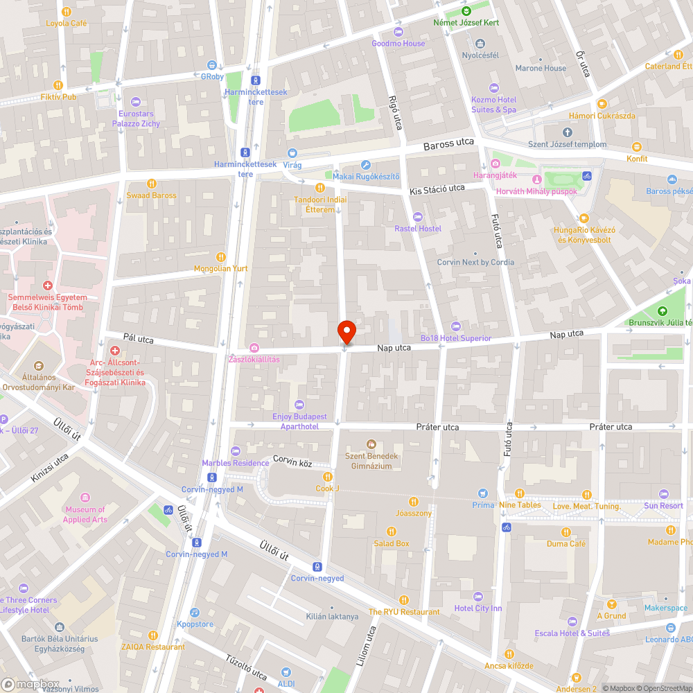 Kerékpáros utca hiánya bejelentés helye