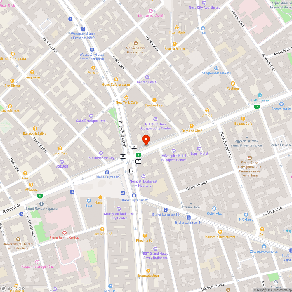 Gyalogos jelzőlámpa nem világít zölden a Blahán bejelentés helye