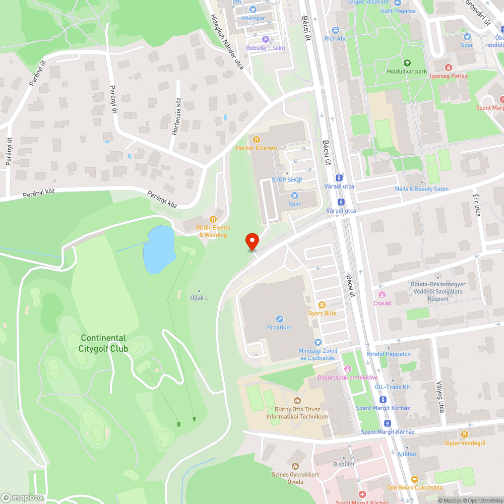 Váradi utca elzárása bejelentés helye