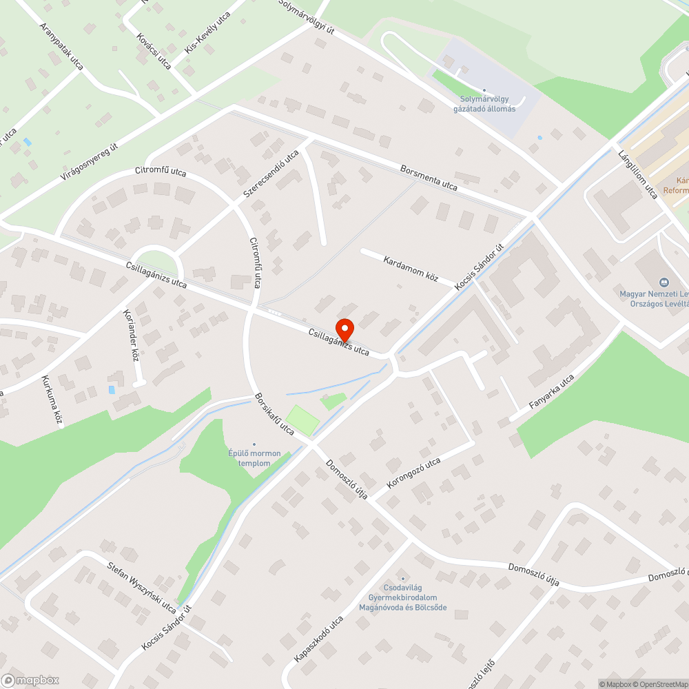 Konténer a zöldterületen bejelentés helye