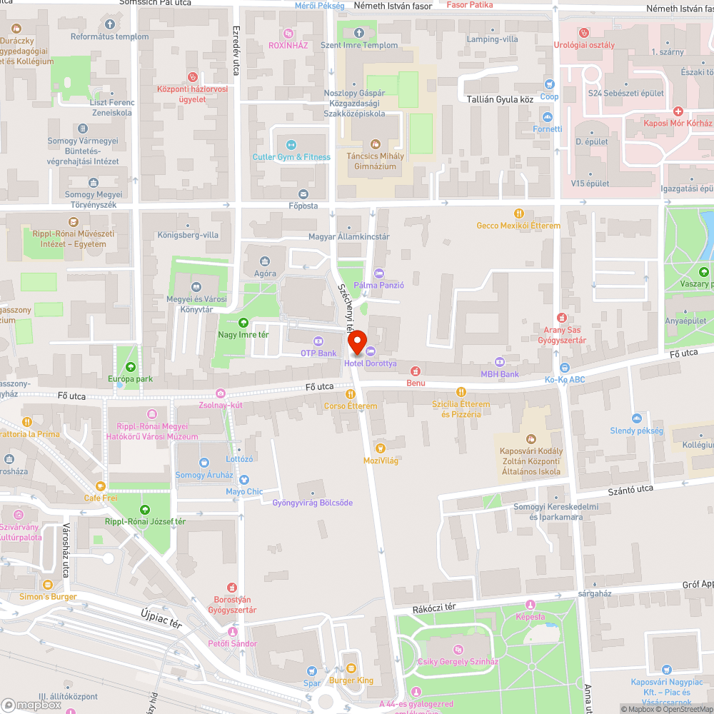 Leszakadt a térvilágítás a Széchényi téren az egyik ülőpad alatt. bejelentés helye