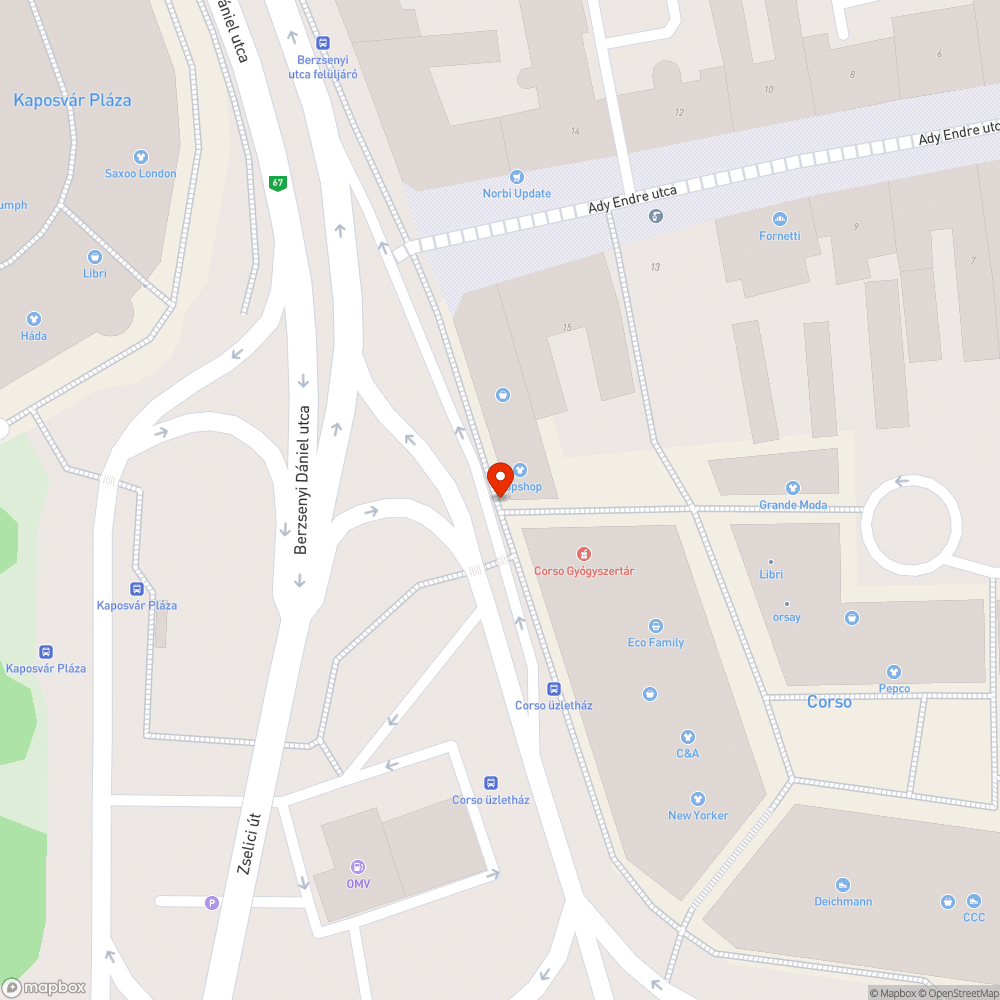 Hiányzik a kikerülési irány tábla bejelentés helye