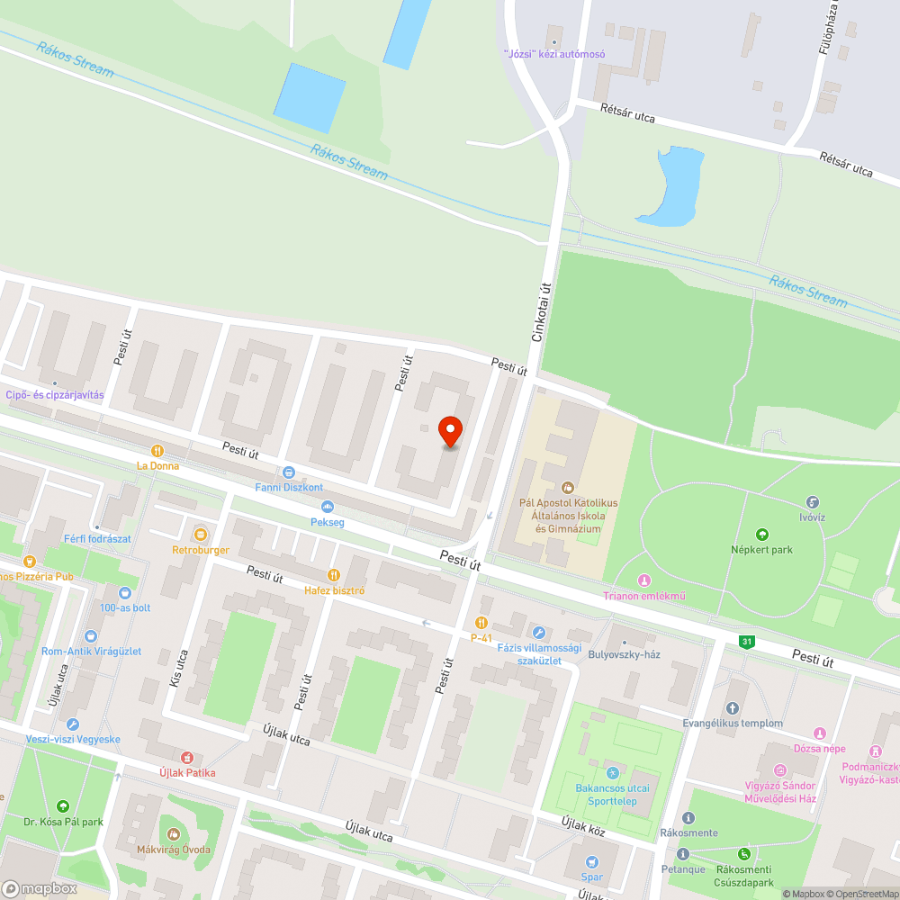 Villamos szekrény bejelentés helye