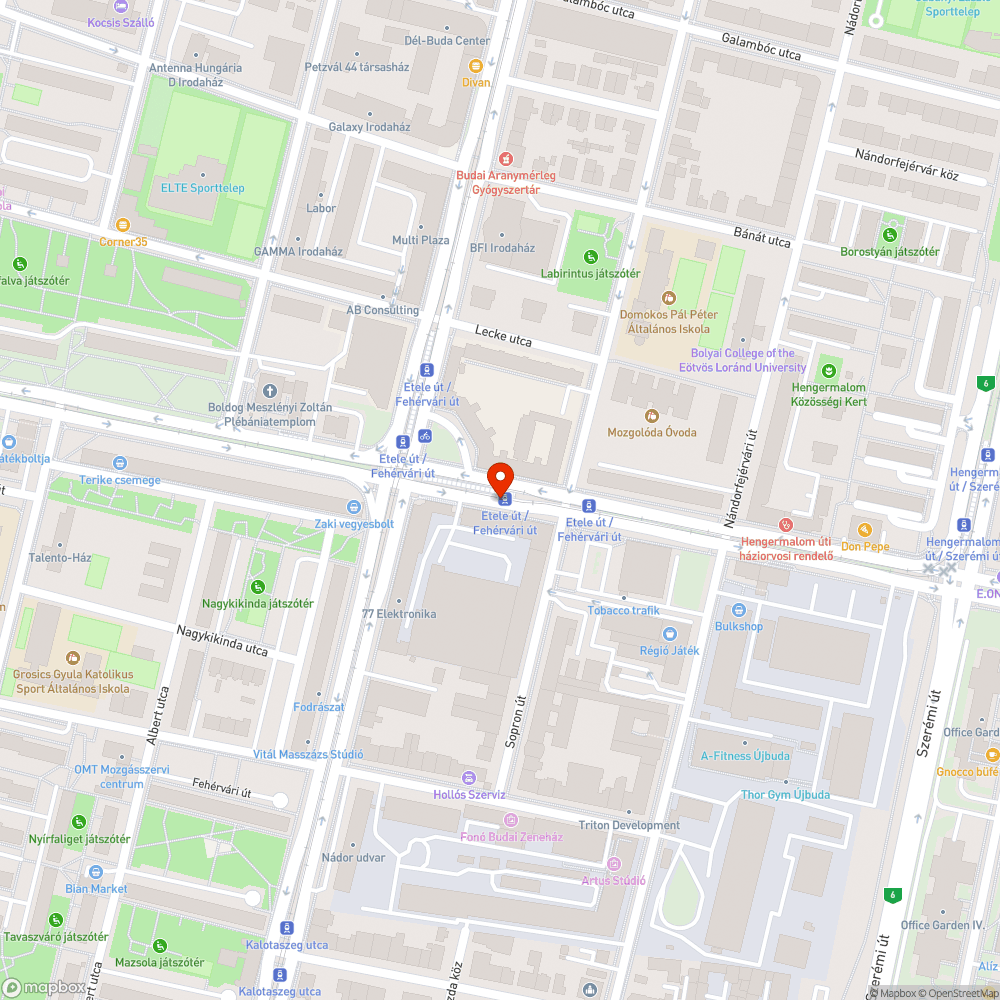 Üvegszilánkok a kerékpárúton bejelentés helye