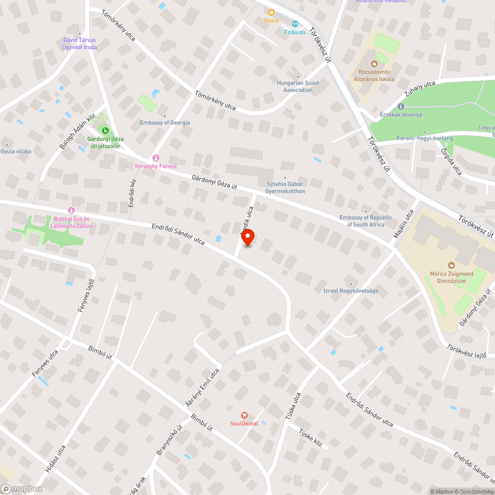 Veszélyes aknatető bejelentés helye