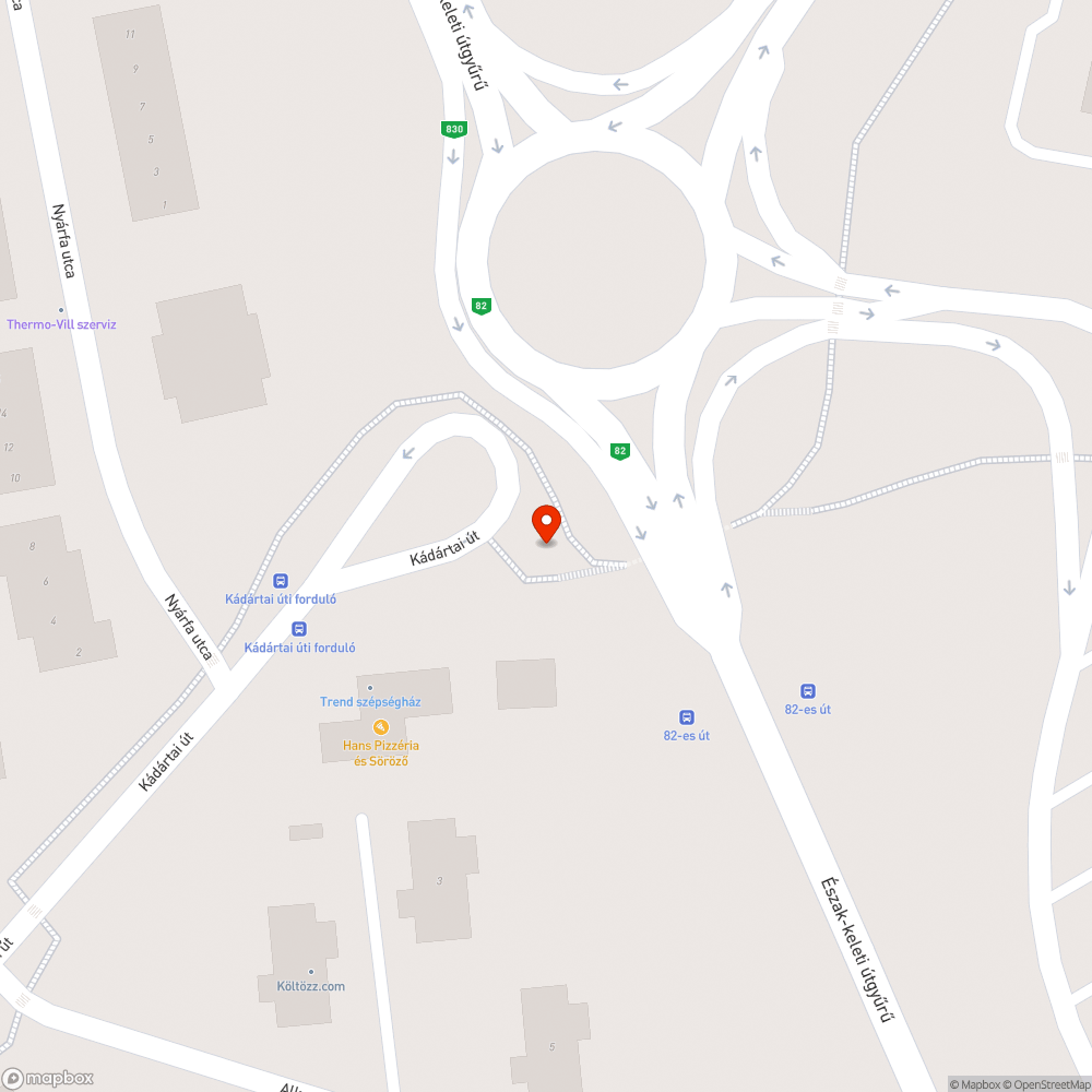 Elbújt tájékoztató tábla bejelentés helye