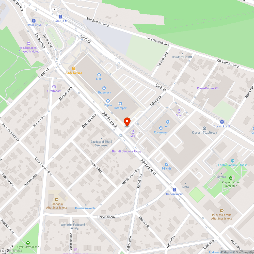 Láthatatlan tábla bejelentés helye