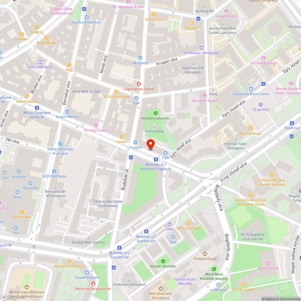 Villamos Budafoki út bejelentés helye