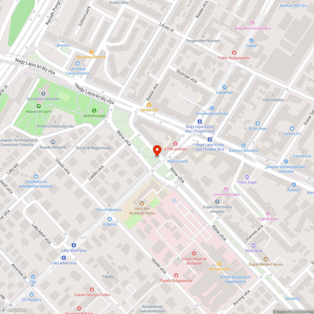 Úthiba, bukkanó az Erzsébet királyné - Róna sarokhoz közel bejelentés helye