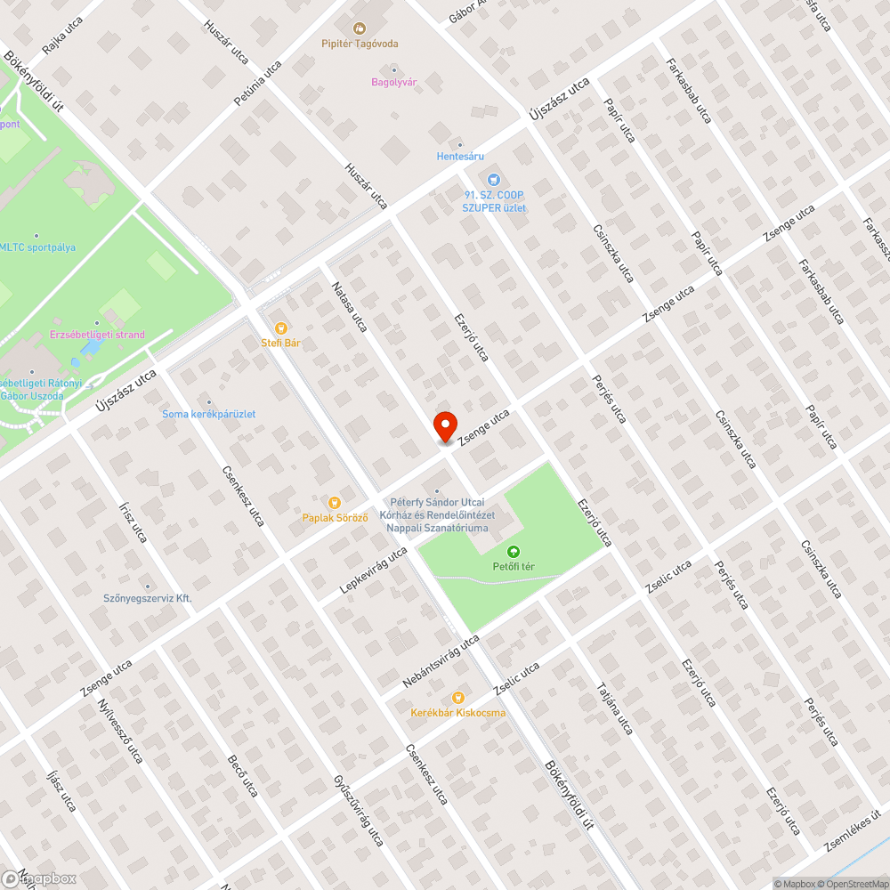 Járdára belógó ágak bejelentés helye