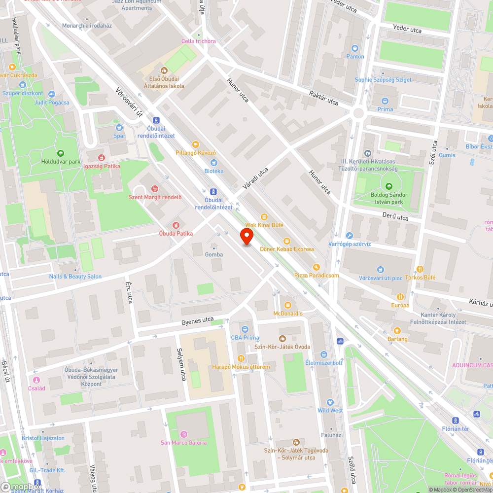 Elhagyott Opel Van bejelentés helye