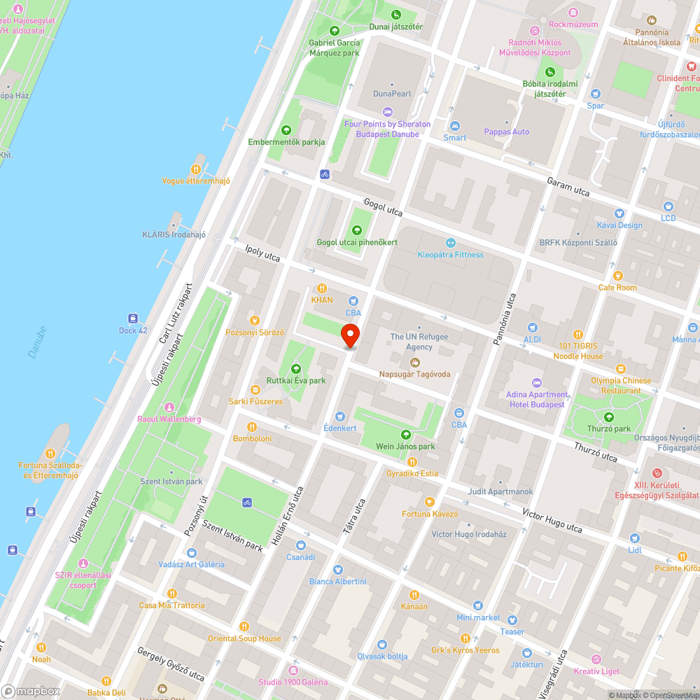 Kiszáradt fa bejelentés helye