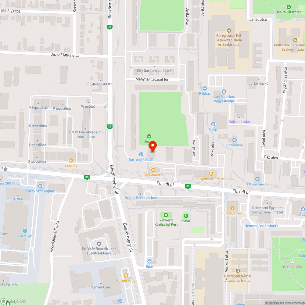 Leszakadó hirdetőtábla bejelentés helye