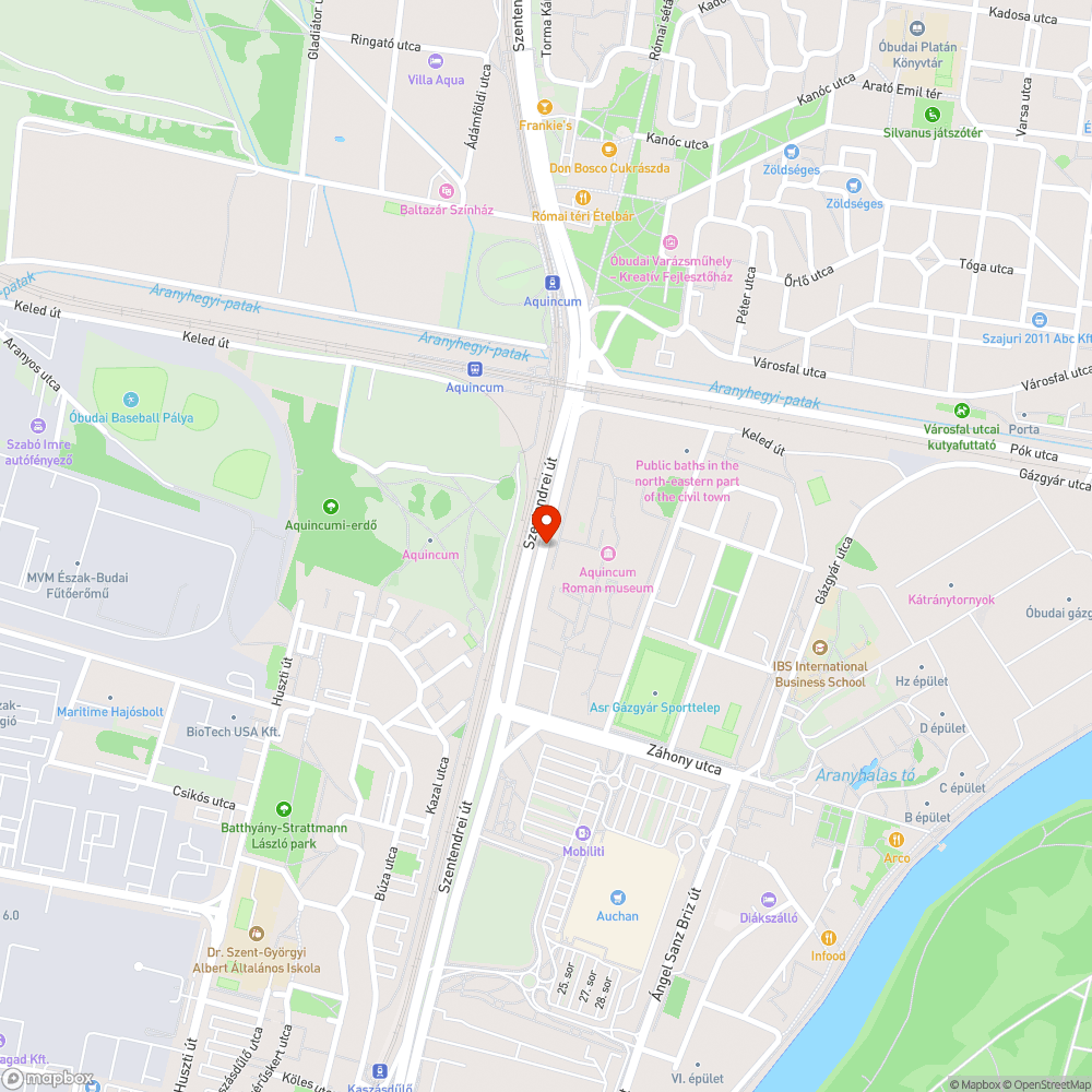 Beszakadt járda bejelentés helye