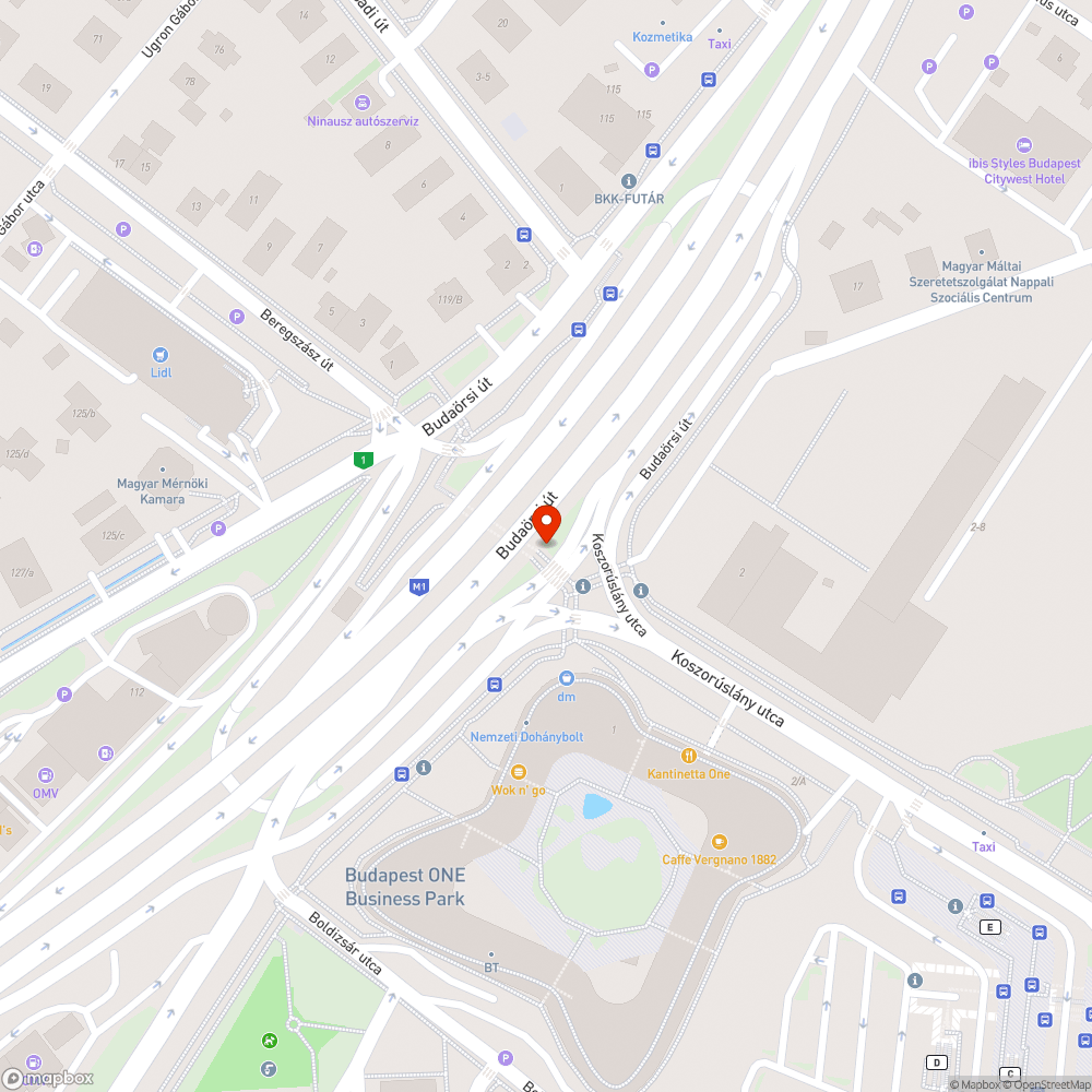 Kidőlt tábla a Budaörsi út - Koszorúslány utcai gyalogos aluljárónál bejelentés helye