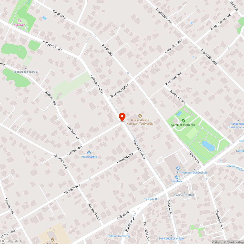 Gyalogosátkelő hiánya óvoda mellett bejelentés helye