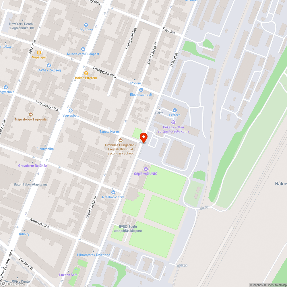 Kerékpárúton parkoló autó bejelentés helye