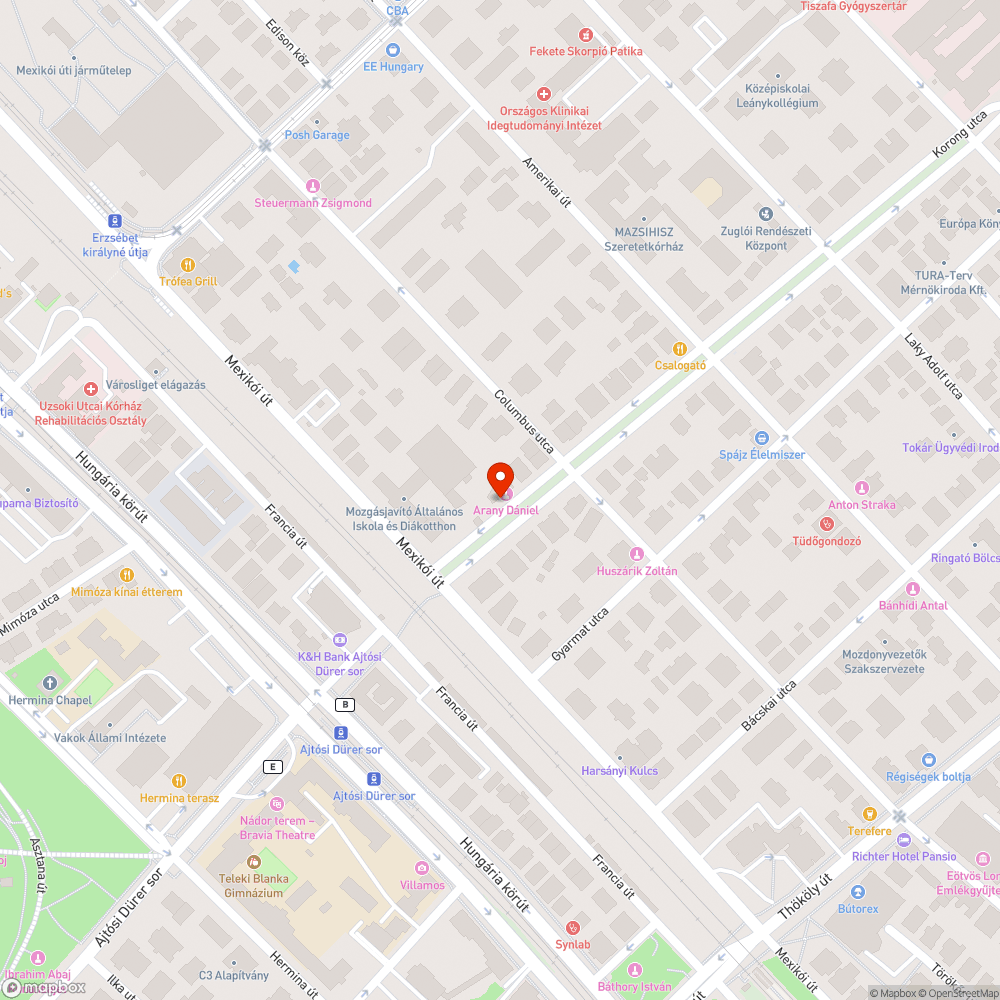 Elhagyott autó (lejárt műszaki) bejelentés helye