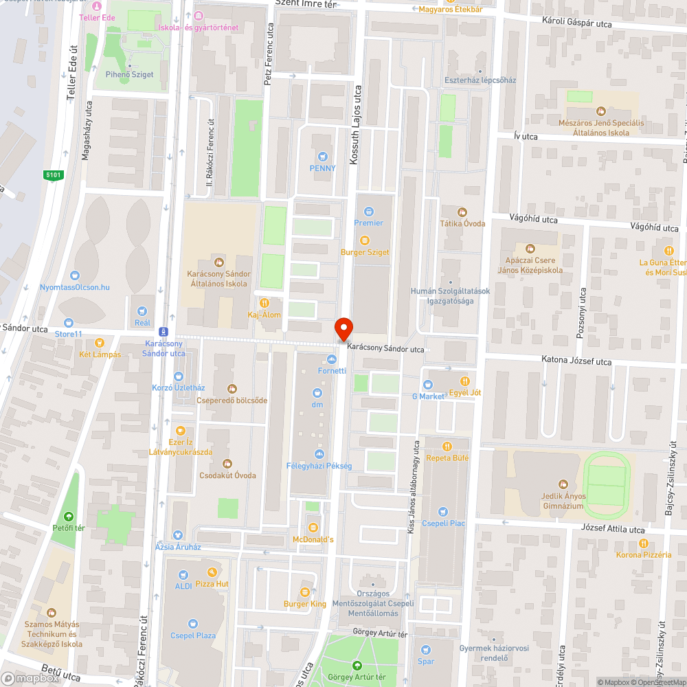 Direktre kapcsolt gyalogátkelőhely kérelmező gomb. bejelentés helye