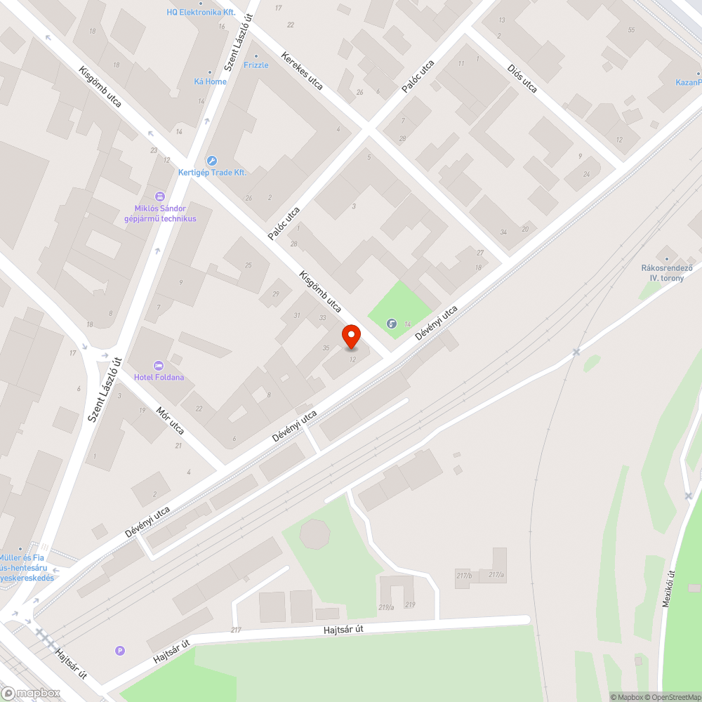 Illegális hulladéklerakó Dévényi utcai telken bejelentés helye