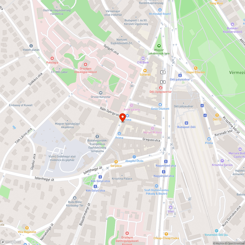 Botlásveszélyes távközlési fedlap a Kék Golyó utca 20 előtt bejelentés helye