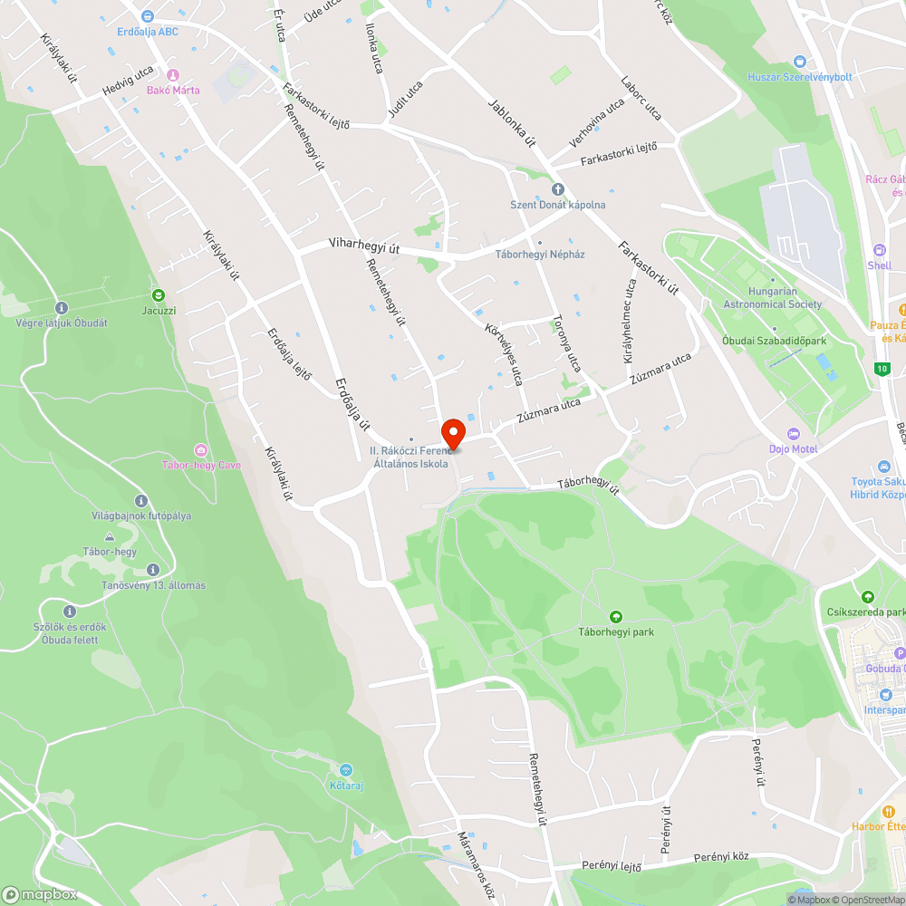 III. Remetehegyi út szegélyhiba és murva hiány bejelentés helye