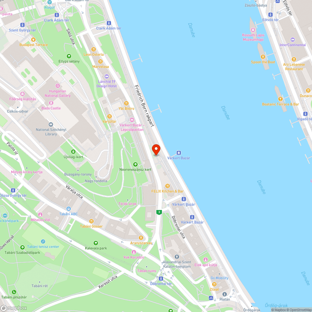 Graffitis szekrények a Várkert bazár előtt bejelentés helye