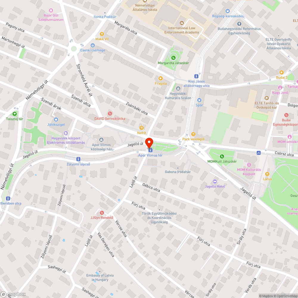 Hibás villamos jelzőlámpa bejelentés helye