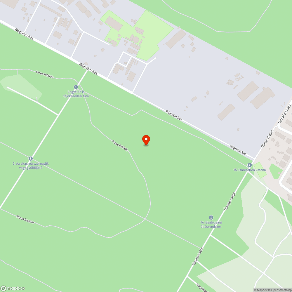 Lomok a Keresztúri-Erdei futó útvonalon bejelentés helye