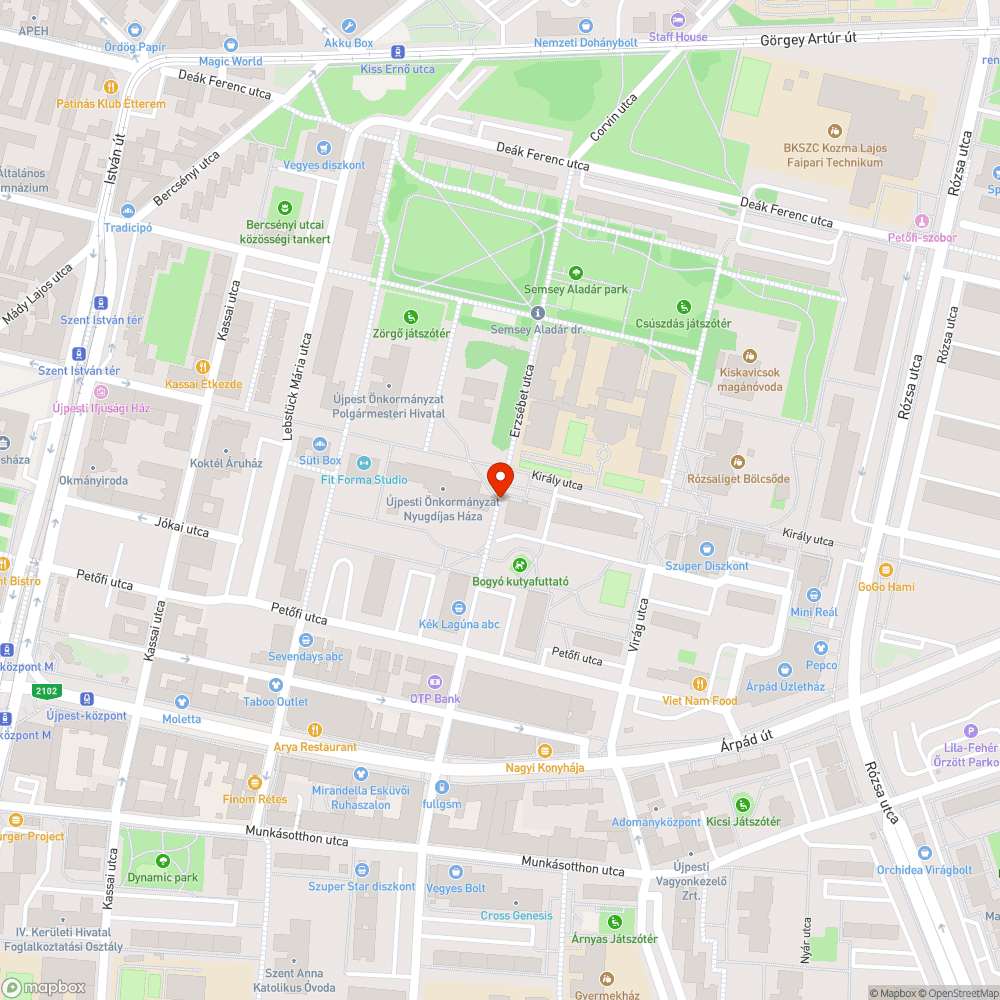 Leszakadt ág bejelentés helye