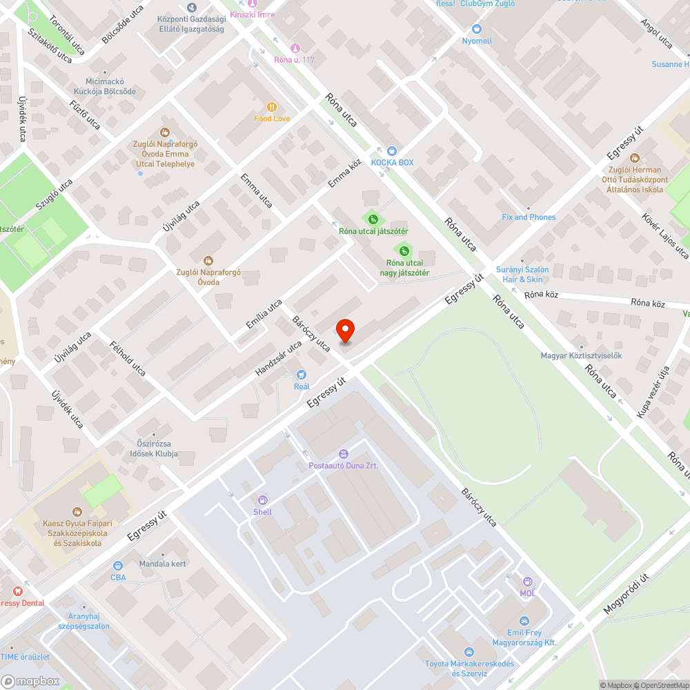 Elhagyott totálkáros autó bejelentés helye