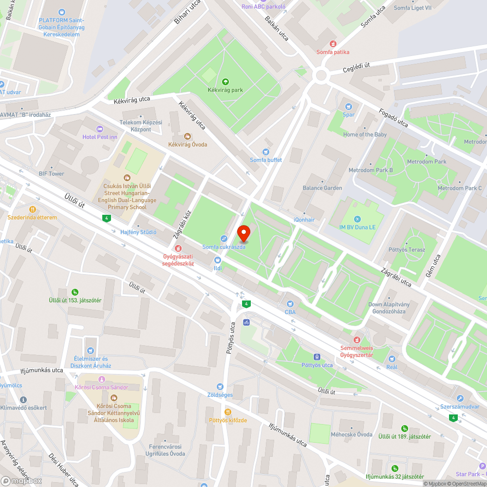 Az oszlop a fűben hever bejelentés helye