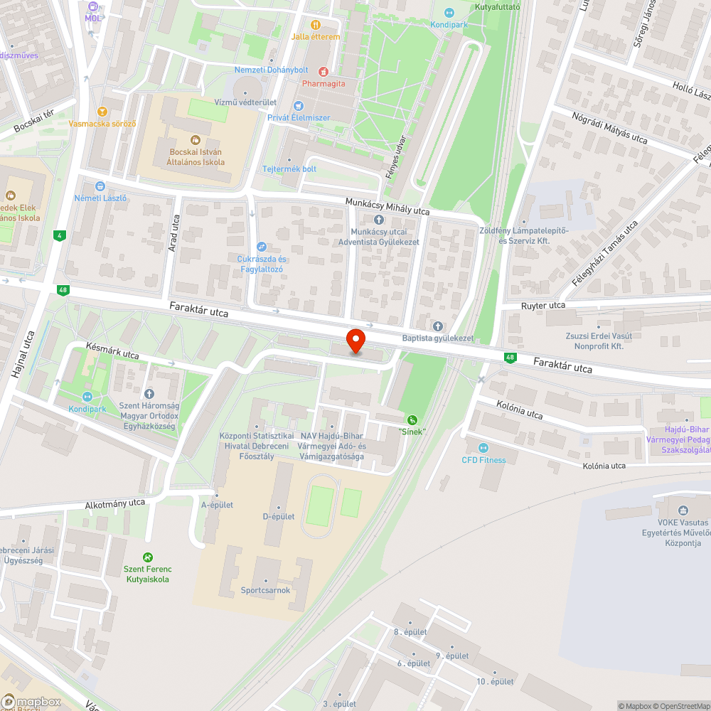 Égő nem ég. bejelentés helye