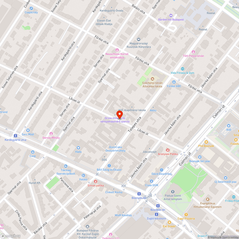 Életveszélyes kátyú a Lőcsei úton, a Telepes utca sarkán bejelentés helye