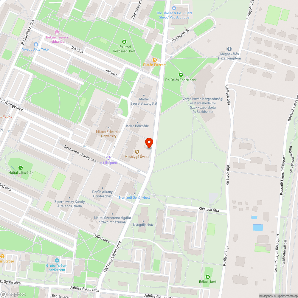 Padok bejelentés helye