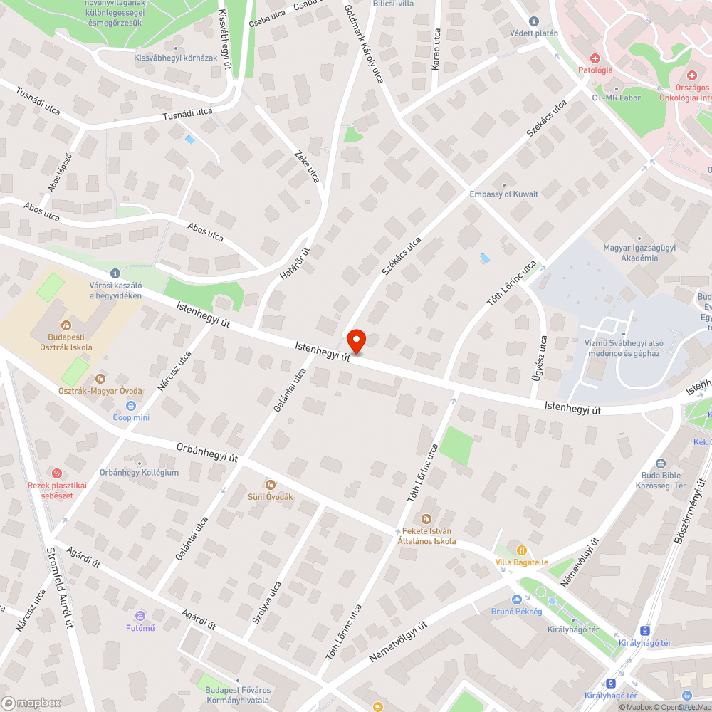 Buszmegállóba parkolás bejelentés helye