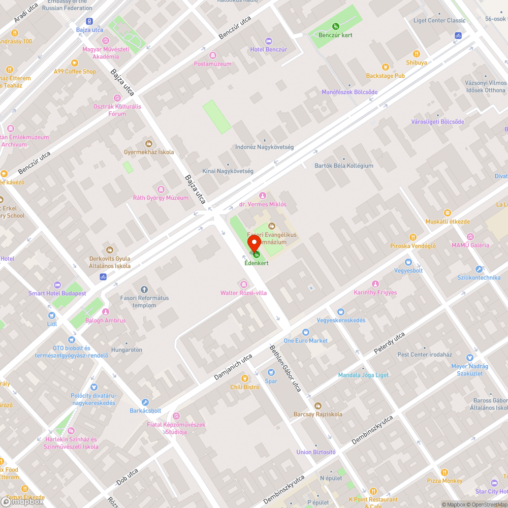 Elhagyott autó a Bajza utcában bejelentés helye