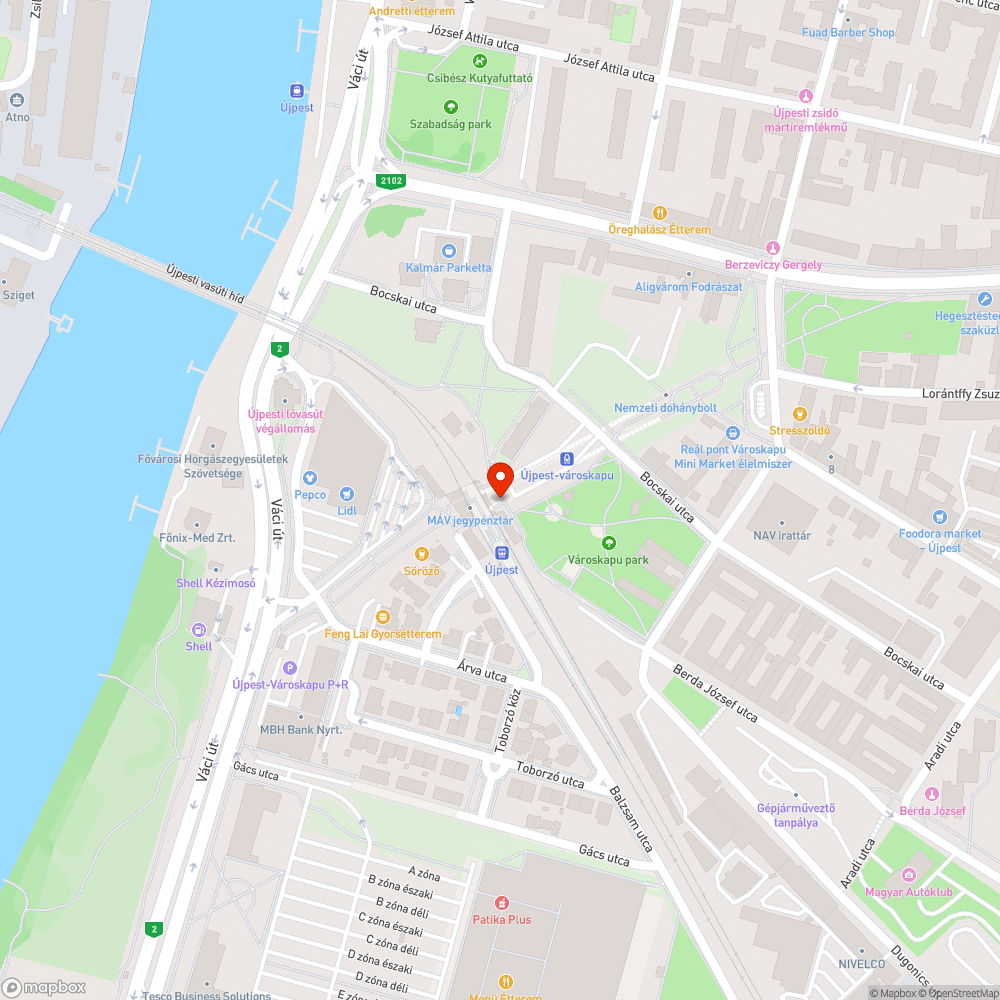 Városkapu metró -retró bejelentés helye